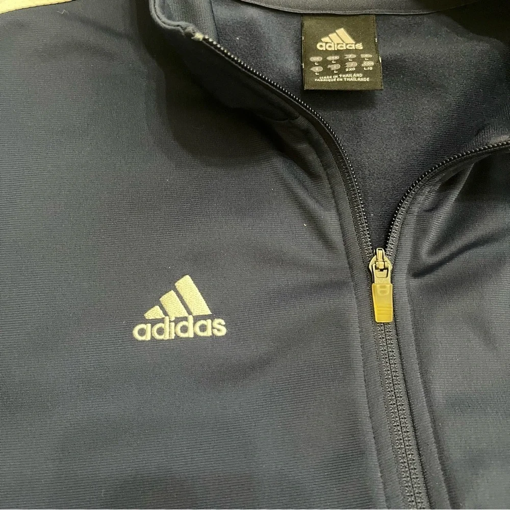Adidas OKC Thunder Basketball Zip Up Jacket